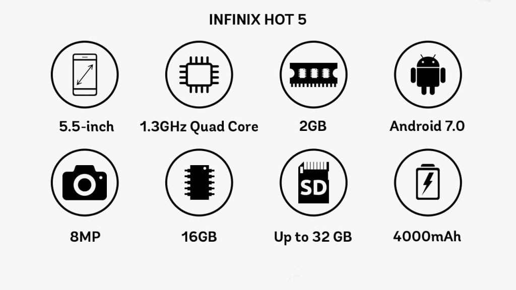 infinix hot 5 features in bd