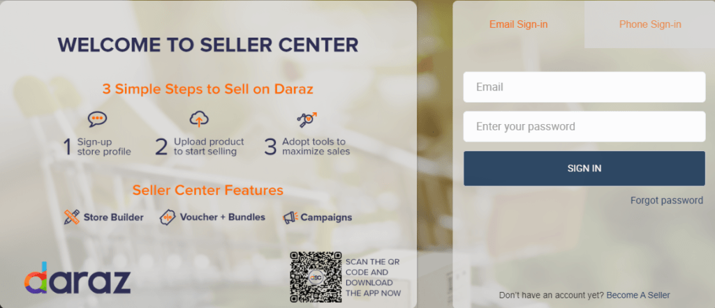 Daraz_seller_center-login
