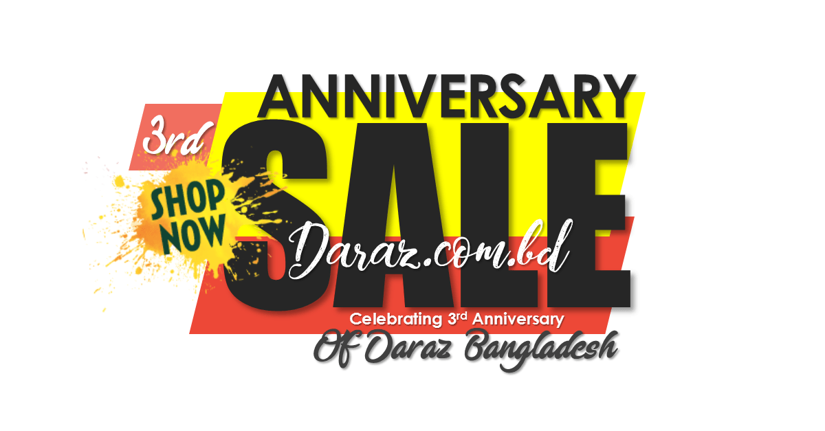 daraz bangladesh 3rd anniversary sale