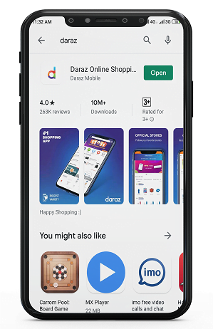 install the most downloaded Daraz App