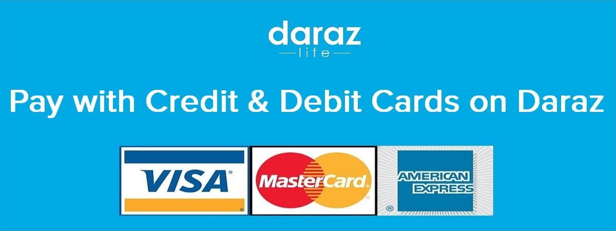 pay with debit and credit cards on daraz.com.bd