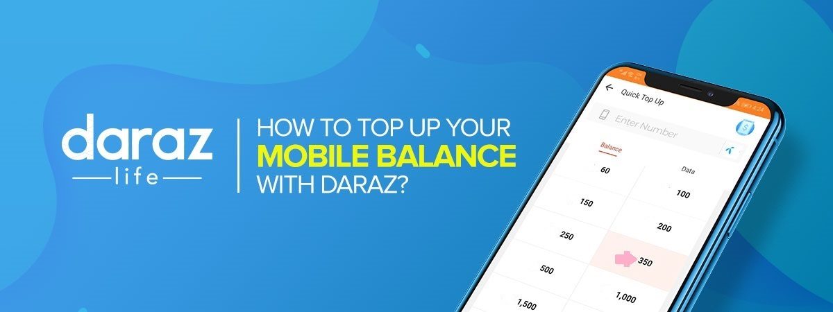 top up your mobile balance from daraz.com.bd