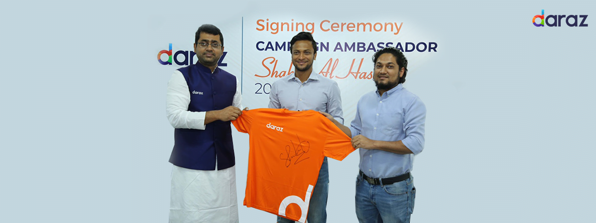 Shakib signs with Daraz BD as Campaign Ambassador