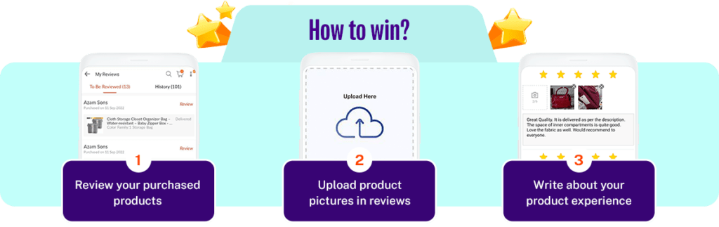 How to win by reviewing the products