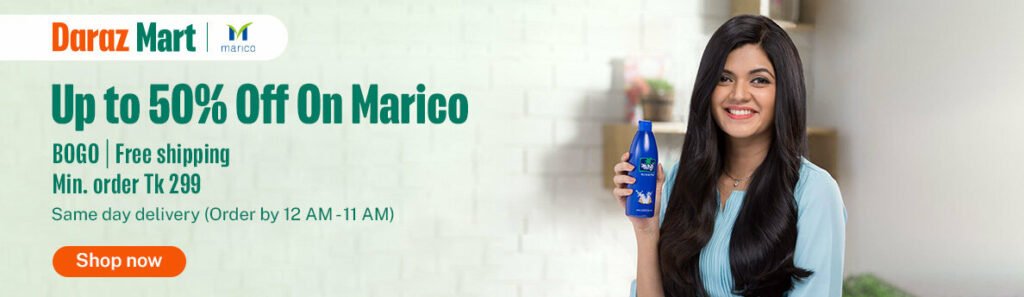 Best offer on marico product in daraz mart