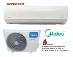 order midea 2 ton inverter ac