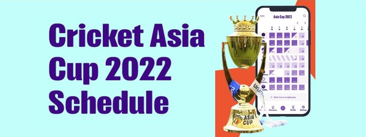 asia cup fixture and schedule 2022