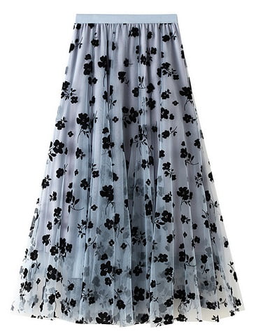 New floral design skirt for women