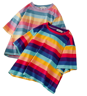 Multicolor ladies tshirt design