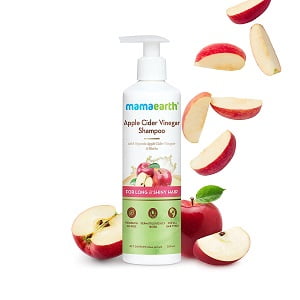 mamaearth sulphate free shampoo apple vinegar
