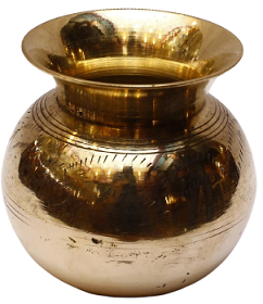 Brass made ghoti for puja
