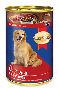 Smart heart wet dog food canned for adult