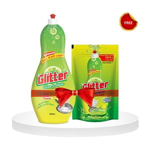 glitter dish wash with refill pack price in bangladesh