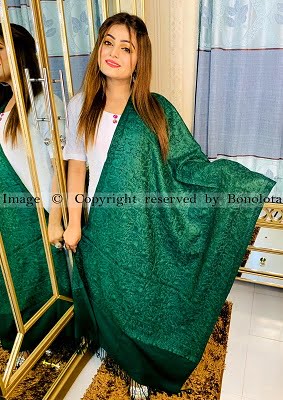 Fashionable kashmiri shawl design in bd