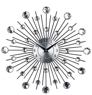 luxury large diamond wall clock price in bd