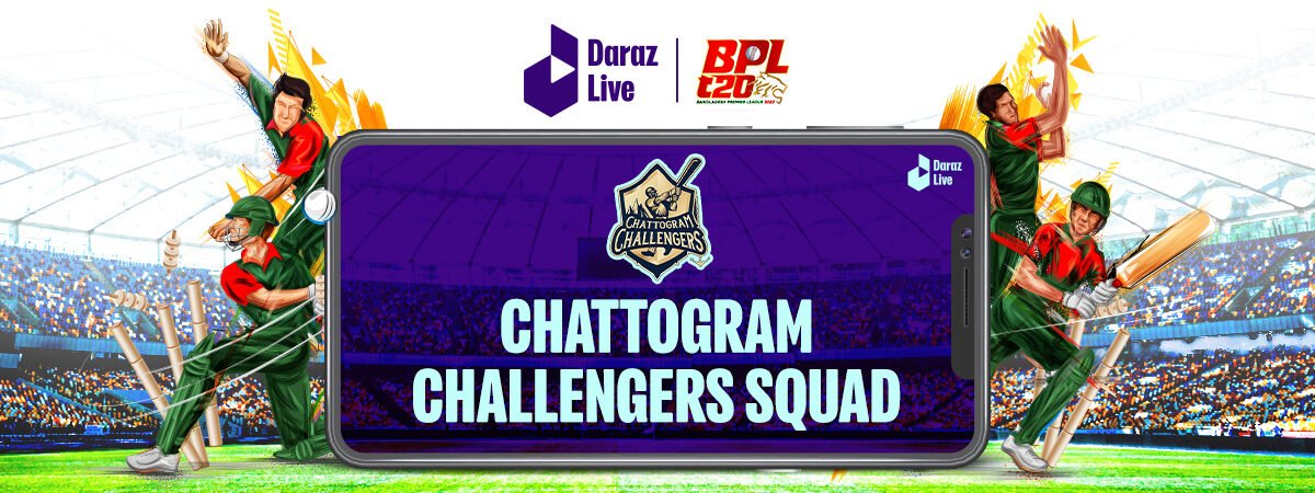 Bpl squad of chattogram challengers
