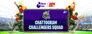 Bpl squad of chattogram challengers