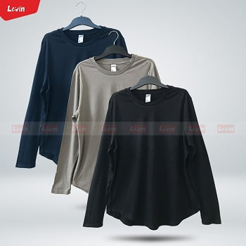 Best round neck cotton long sleeve tshirt for women price in bd