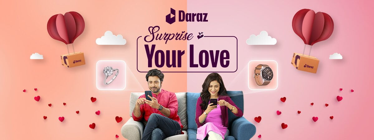 daraz valentines day campaign