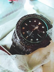 Rolex watch stainless steel design