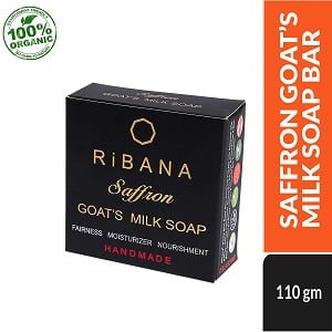 ribana saffron milk soap bar
