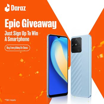 giveaway for daraz sign up in ramadan