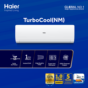 Haier 1 Ton Non-Inverter TurboCool AC