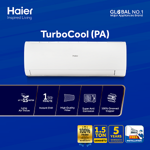 Haier 1.5 Ton Non-Inverter TurboCool AC