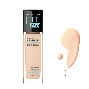 Maybelline Fit Me Matte + Poreless Foundation for poily skin
