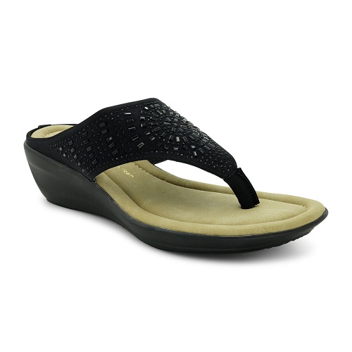 bata noel sandal for women black2