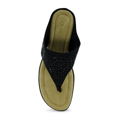 bata noel sandal for women black3