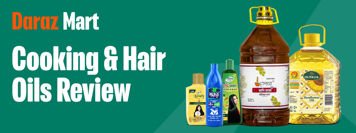 Best hair oil and cooking oil online bd