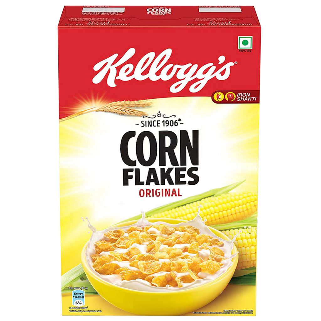 Corn flakes for breakfast