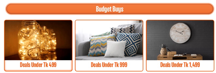 buy budget deals of home decor items from daraz online shop