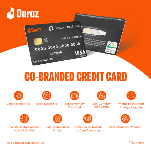EBL-Daraz Co-Brand Visa Platinum Credit Card