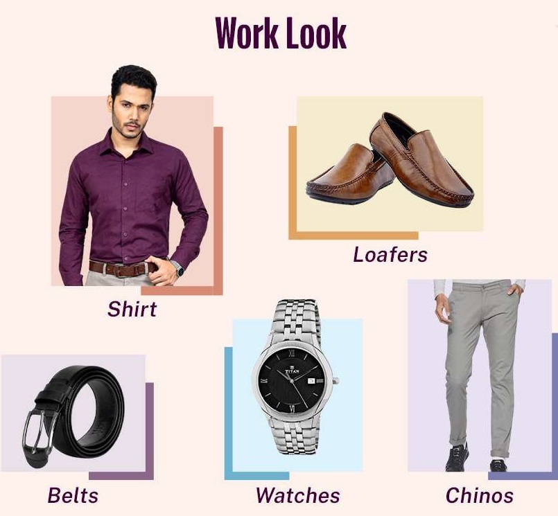 Mens formal dress shirt, loafers, watch, pants, belts price online bd