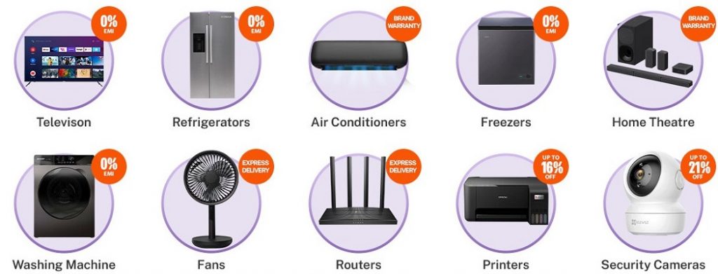 freezers, routers, fans, ac , printers price online bd