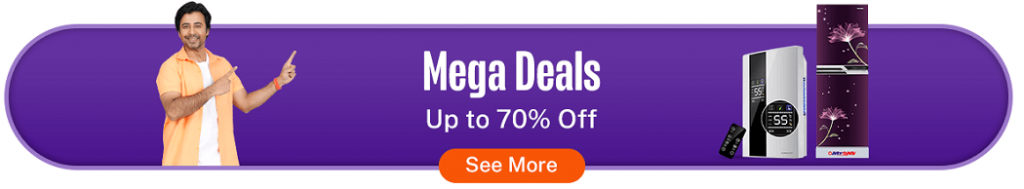 Mega deals offer up to 70% off on electronics products