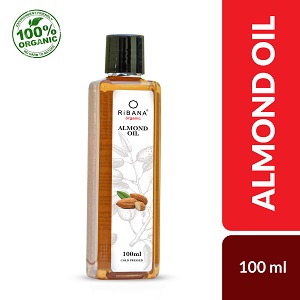 RiBANA Organic Sweet Almond Oil for Hair and Skin