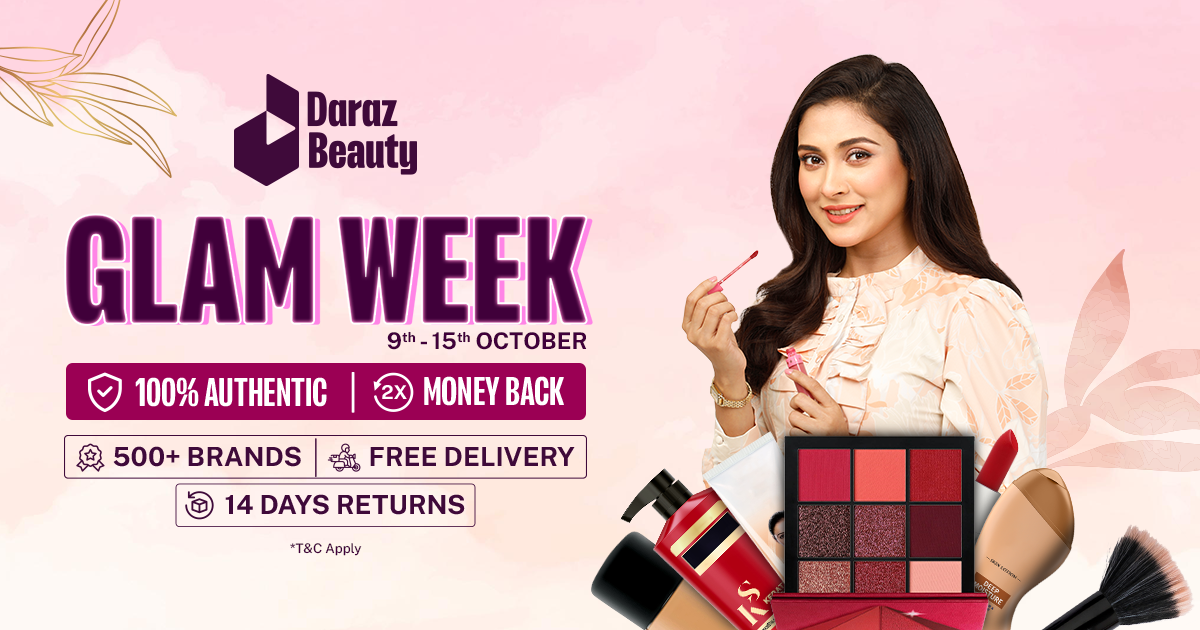 Daraz Glam Week 2023 All Exclusive Offers & Deals for You