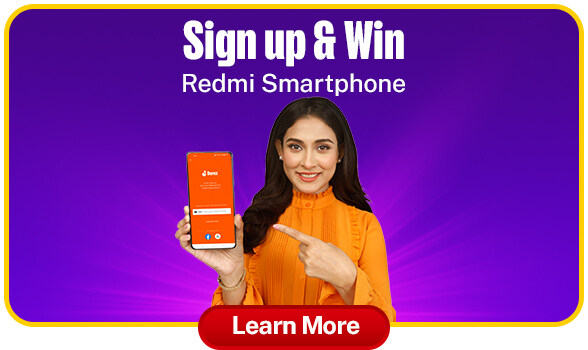 Sign up daraz and win a redmi smartphone