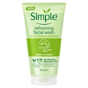 simple face wash