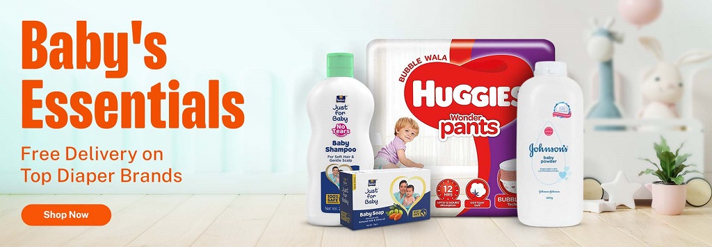 baby lotion, diaper and other winter essentials on daraz 12.12 sale