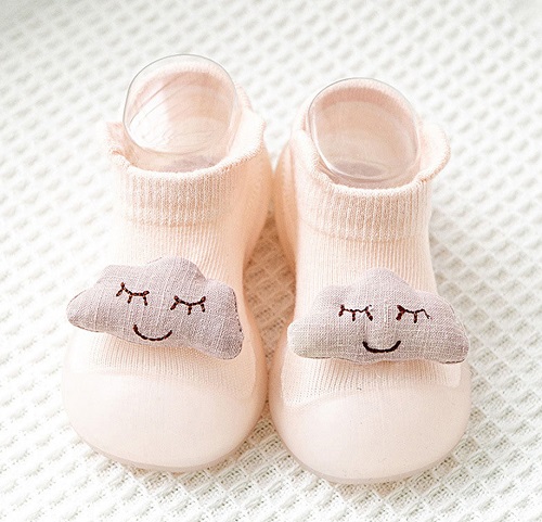 3D Baby Infant Anti Slip Sole Shoes Cute Cartoon Soft Knitted Toddler Baby Learn Walking Shoes Flats Floor Socks