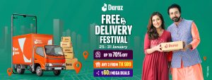 daraz free delivery festival campaign 2