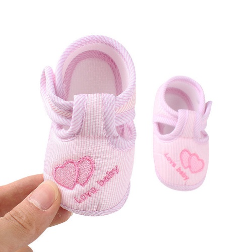 Newborn Baby Flats Shoes Flower Soft Flat Newborn Baby Shoes For Girl Boy First Walker 0-18 Months
