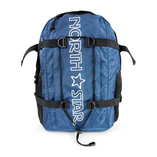 North Star PU Backpack For Men - Blue